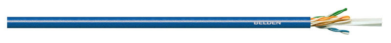 Belden 7965ENH.00305 (305 м) Кабель витая пара, неэкранированная U/UTP, категория 6, 4 пары (23 AWG), одножильный (solid), с разделителем, FRNC/LSNH IEC 60332-1, -30°С - +60°С, синий